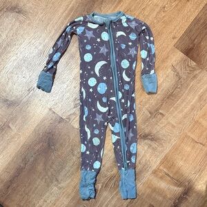 Little Sleepies Celestial One Piece - Blue and Brown